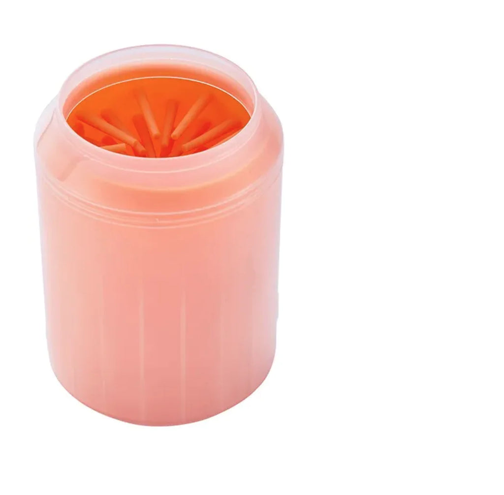 Paw cleaner with 360 silicone bristles