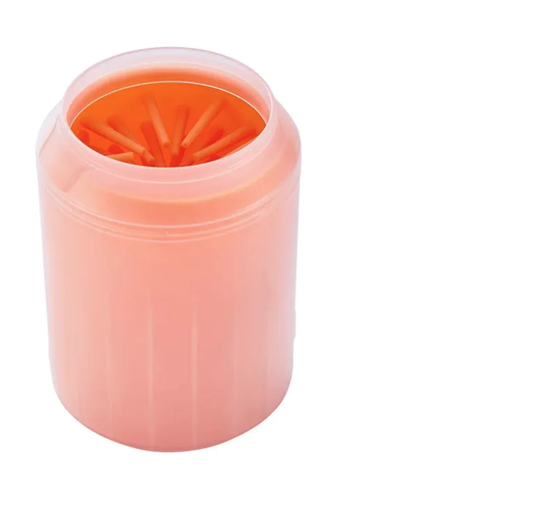 Paw cleaner with 360 silicone bristles