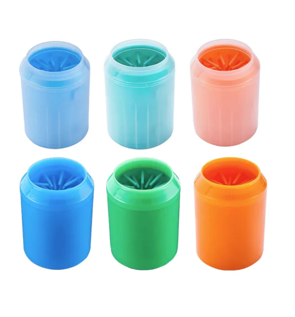 Soft silicone bristles close up
